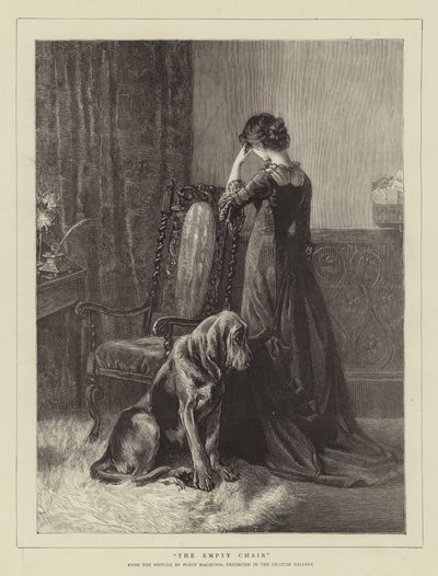 La chaise vide - Percy Macquoid